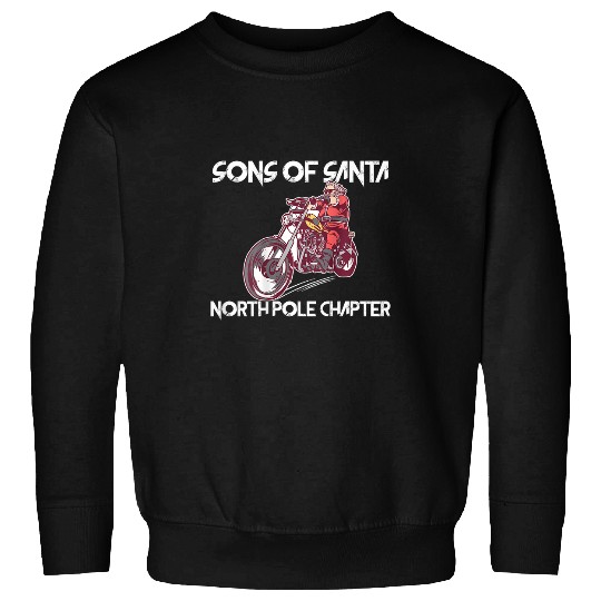 SONS OF SANTA NORTH POLE CHAPTER Christmas Meme ON BACK 22 Sweatshirts