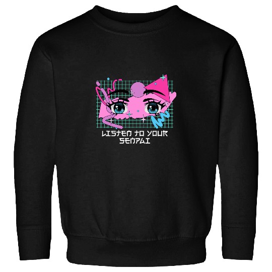 Listen to Your Senpai Anime Lover Trainer Otaku Training Sweatshirts