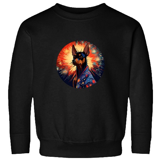 Miniature Pinscher Summer Festival Funny Dog Japan Sweatshirts