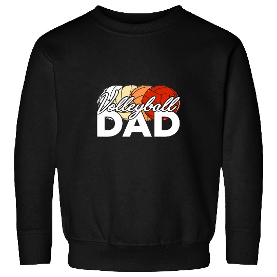 Volleyball Dad Daddy Cool Fathers Day Men Novelty Sweatshirts
