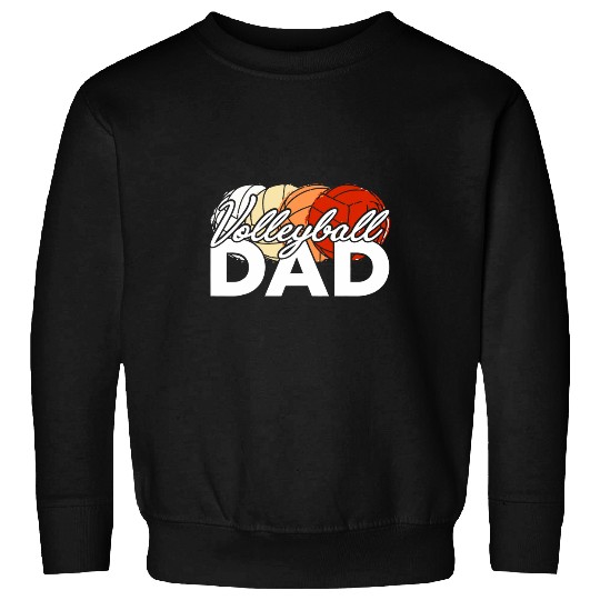 Volleyball Dad Daddy Cool Fathers Day Men Novelty Sweatshirts