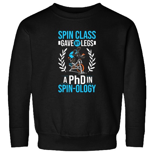 Spin Cycle Biker Indoor Cycling Fitness Exercise Spin Class 5 Sweatshirts