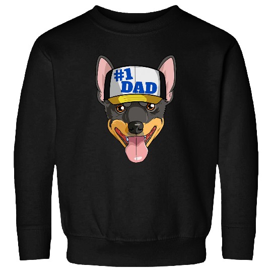 Lancashire Heeler 1 Dog Dad Fathers Day Sweatshirts
