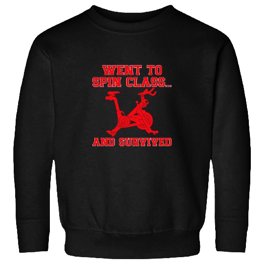 Spin Class Workout Indoor Cycling Spinning 1 Sweatshirts
