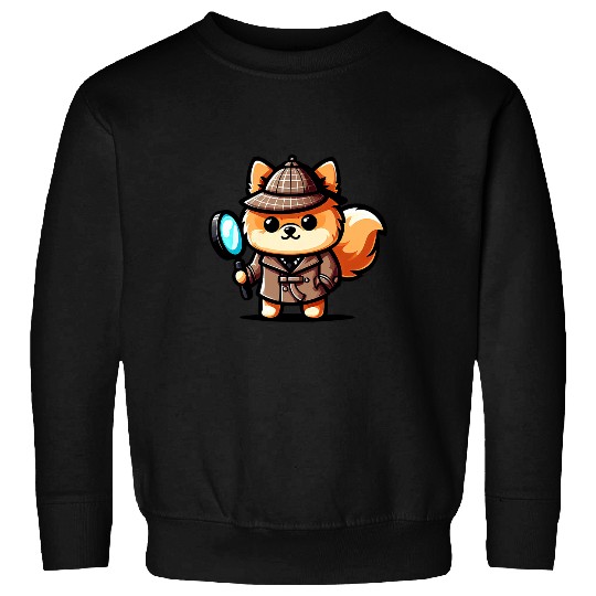 Pomeranian Detective Funny Dog Mystery 1 Sweatshirts