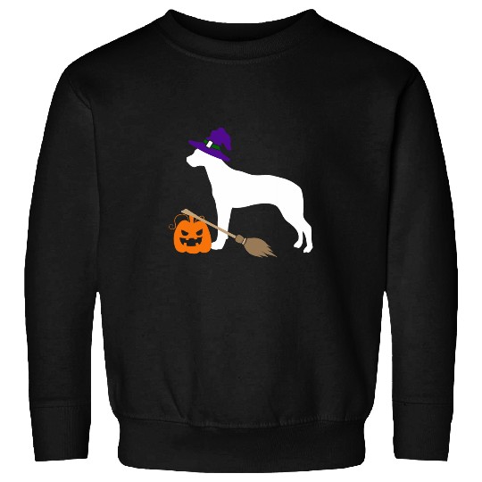 Rhodesian Ridgeback Witch Hat Halloween Dog Costume Sweatshirts