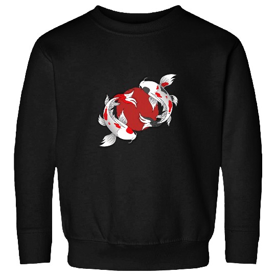 Koi Carp Japan Gift Fish Japanese Art Pond Koi Sweatshirts