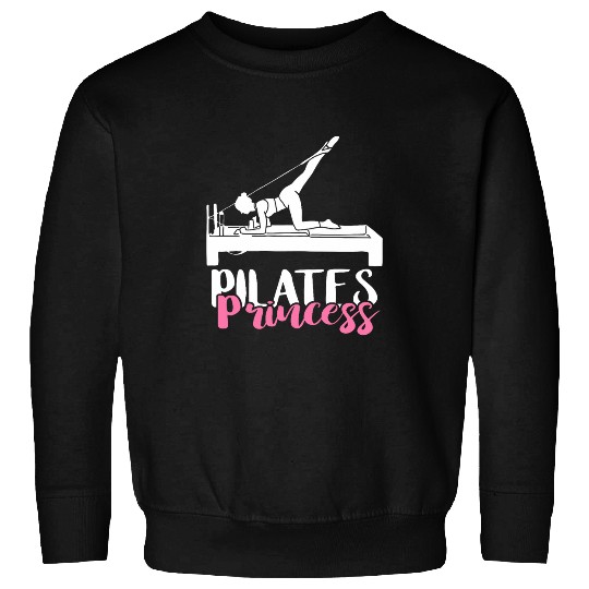 Discover Pilates Fitness Instructor Workout Exercise Pilates Princess Sweatshirts