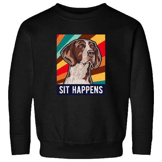 German Shorthaired Mom Hunting Dog Breeder Sayings Sweatshirts