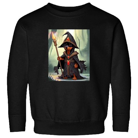 Miniature Pinscher Wizard Funny Dog Magic 3 Sweatshirts