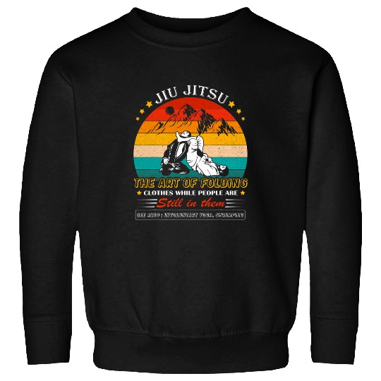Jiu Jitsu Art of Folding Clothes While People Are Still In Sweatshirts