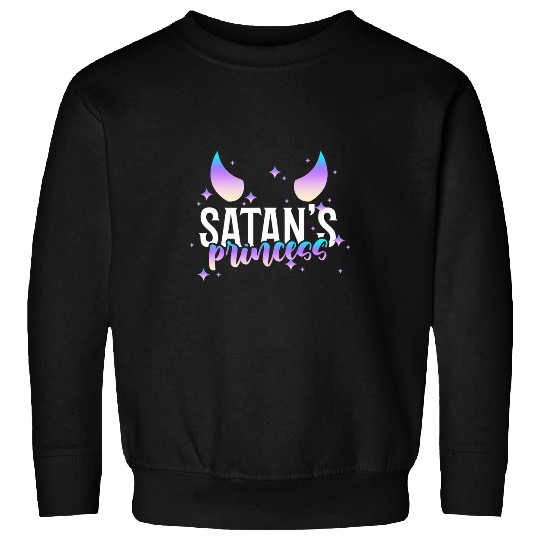 Satans Princess Pastel Goth Aesthetic Goth Gothic Satan Sweatshirts