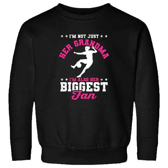 Discover Im Not Just Her Grandma Grandmother Funny Soccer Women Sweatshirts