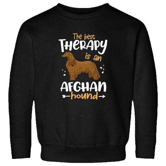 The bests Therapy Afghan Hound Dog Mom Dad Funny Gift 1 Sweatshirts