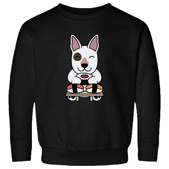 Sushi English Bull Terrier Dog Sweatshirts