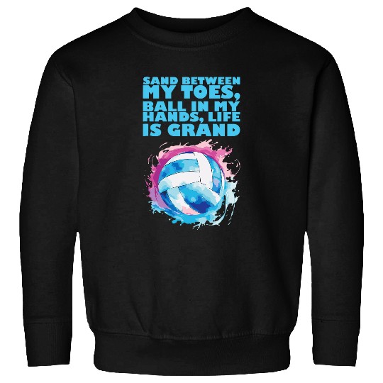 Volleyball Player Coachs Training Game Beach Volleyball 3 Sweatshirts