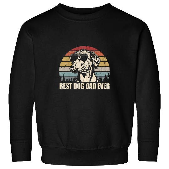 Mens German Pinscher Dad bests Dog Dad Ever Funny vintages Retro Sweatshirts