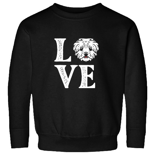Love Maltese Owner Puppy Lover Dog Lover Puppies Sweatshirts
