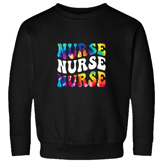Tie Dye nurses Registered Trendy 2Nursing Gifts Sweatshirts