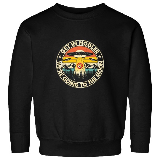 Dog Shiba Inu Token Coin Alien Abduction Get In Hodler Were Sweatshirts