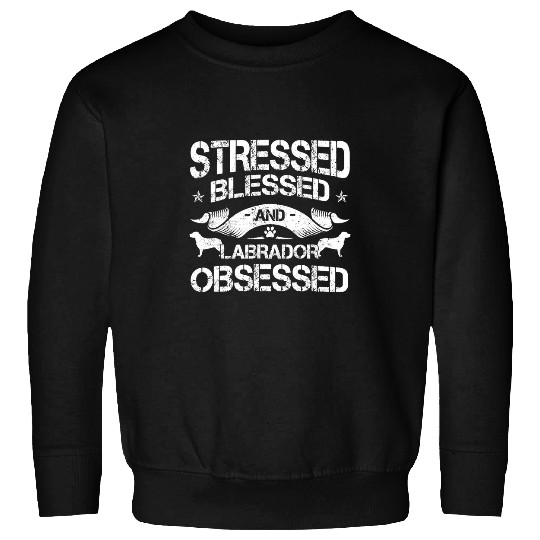 Labrador Lab Dog Lover Dog Owner Breed Lab Fur Mom Dad Sweatshirts
