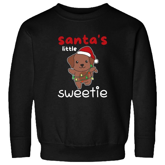 Labrador Lab Dog Labrador Santas Little Sweetie Dogs Christmas Sweatshirts