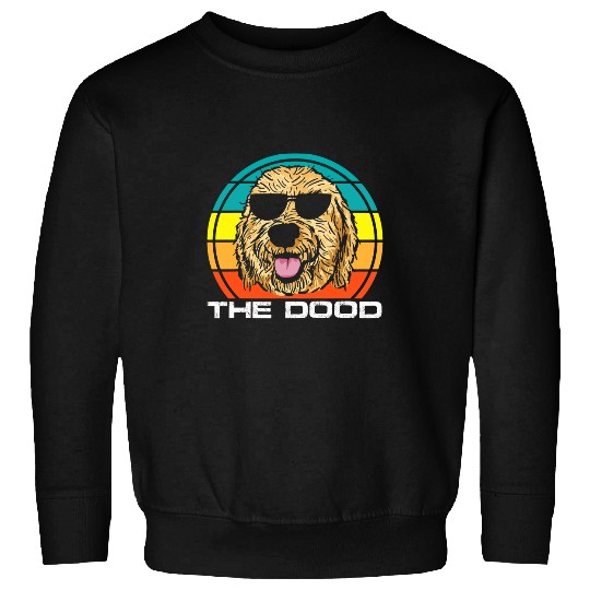 Dog Goldendoodle The Dood Vintage Goldendoodle Dog Owner Sweatshirts