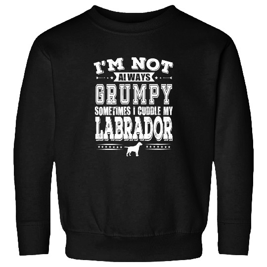 Labrador Lab Dog Owners Are Not Always Grumpy Funny Sweatshirts