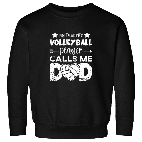 Volleyball Player Calls Me Dad vintages Distressed Novelty Sweatshirts