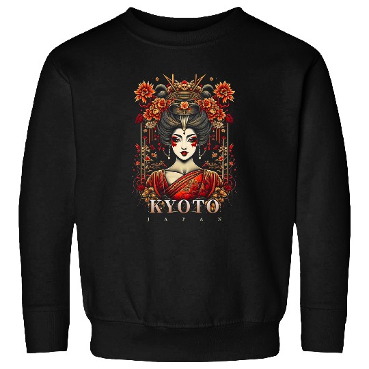 Kyoto Japan Geisha Art Nouveau Sweatshirts