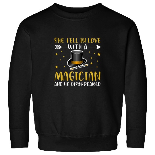 Magician Wife Girlfriend Funny Illusionist Magic Women Sweatshirts