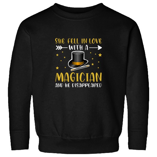 Magician Wife Girlfriend Funny Illusionist Magic Women Sweatshirts