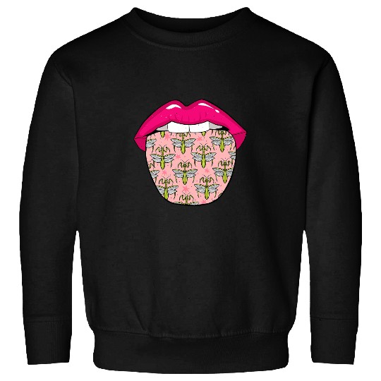 Insect Tongue Entomology 2Entomologist Praying Mantis Sweatshirts