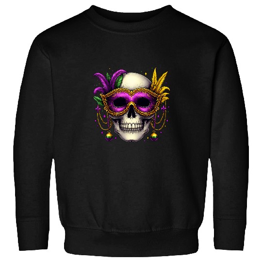 Mardi Gras Skull Top Hat New Orleans Witch Doctor Voodoo 29 Sweatshirts