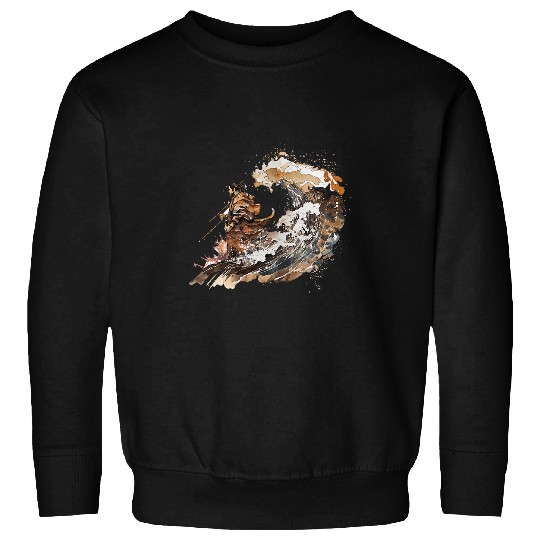 Japan Samurai Retro vintages swords Warrior Japanese Bushido 3 Sweatshirts