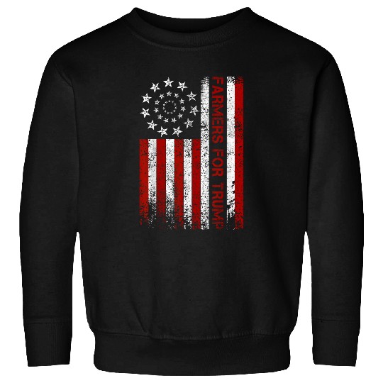 Pride USA Flag Reelection Donald Trump Farming 2Farmer 22 Sweatshirts