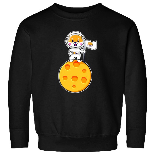 Shiba to the moon Sweatshirts