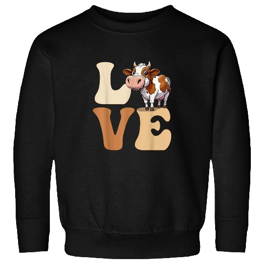 Hereford Cow Farmer Hereford Cattle LOVE Sweatshirts