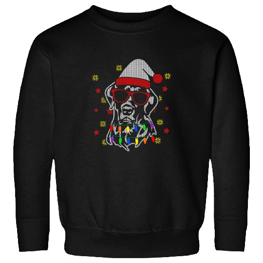 Labrador Lab Dog Black Labrador Christmas Occasion Pet Dog Lover 638 Sweatshirts