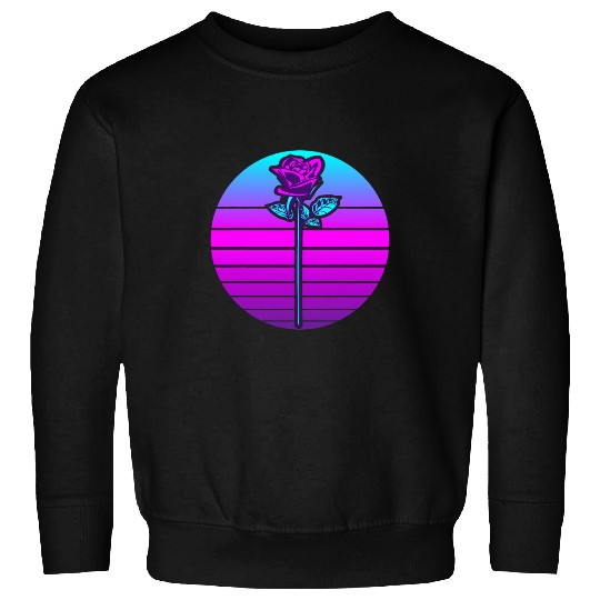 Rose Lovers Rose Flower Gardener Florist Retro Vintage Sweatshirts