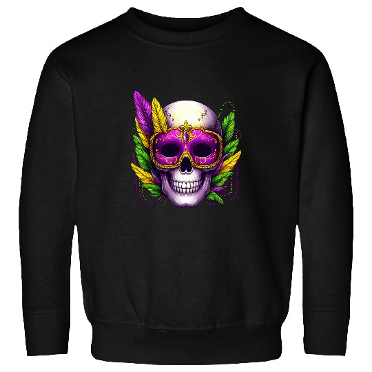 Mardi Gras Skull Top Hat New Orleans Witch Doctor Voodoo 27 Sweatshirts