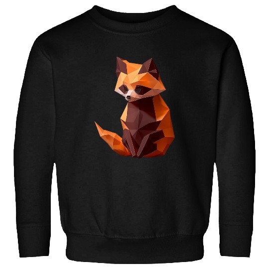 Origami Raccoon Japanese Art Paper Folding Artist Sweatshirts