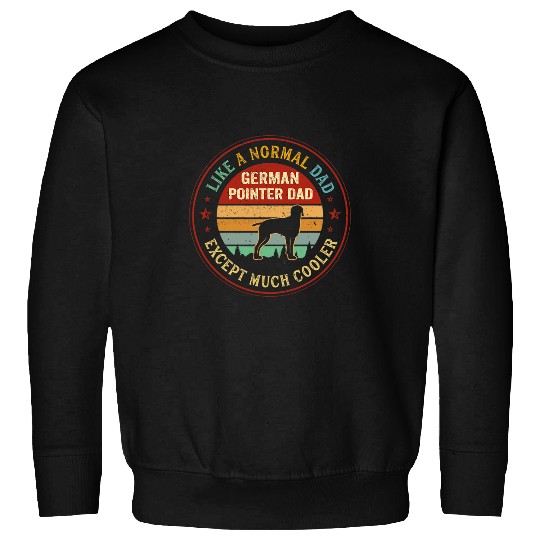 Mens German Shorthaired Pointer dog vintages Dad classic retro ar Sweatshirts
