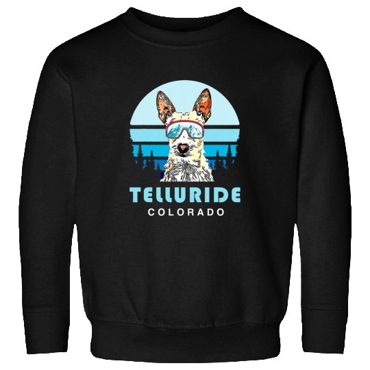 Portuguese Podengo Pequeno Telluride Colorado Dog Lover Sweatshirts