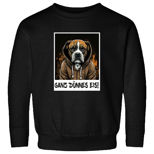 Very thin ice cream bulldog morning gross colleague sarcasm Sweatshirts