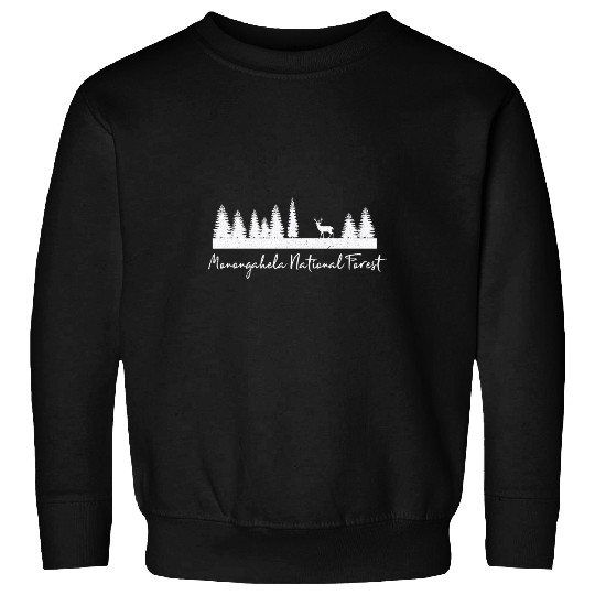 Monongahela National Forest WIlderness Deer Buck Camping Sweatshirts