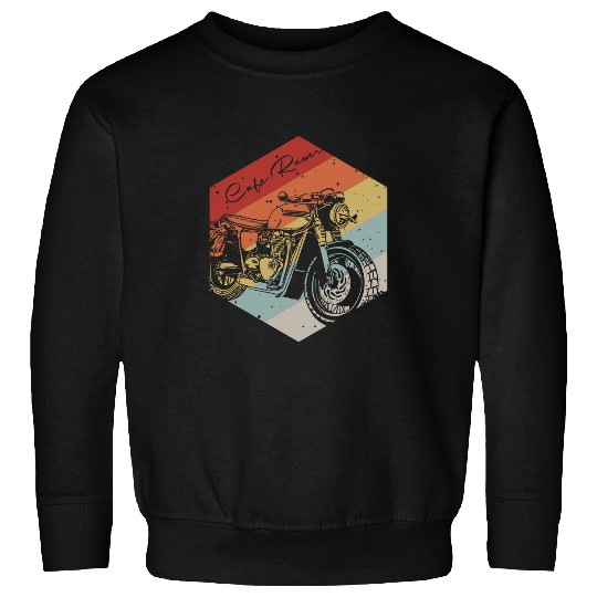 vintages Cafe Racer Motorcycle Biker Inspiration Art Sweatshirts