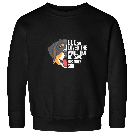 John 3 16 Christian Australian Shepherd Men Women Kids Bible Sweatshirts