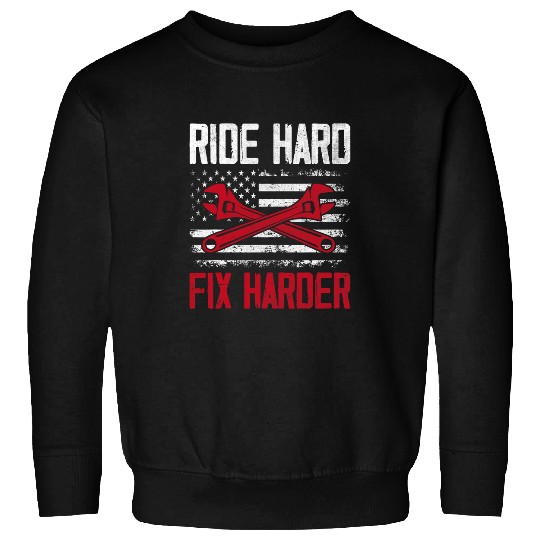USA Flag Wrench Car Funny Auto Mechanic Garage Patriotic 21 Sweatshirts