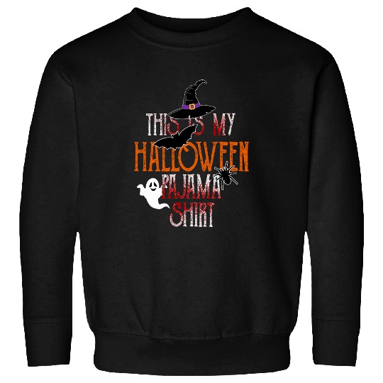 This Is My Halloween Pajama Boy Girl Party Scary Horror Sweatshirts